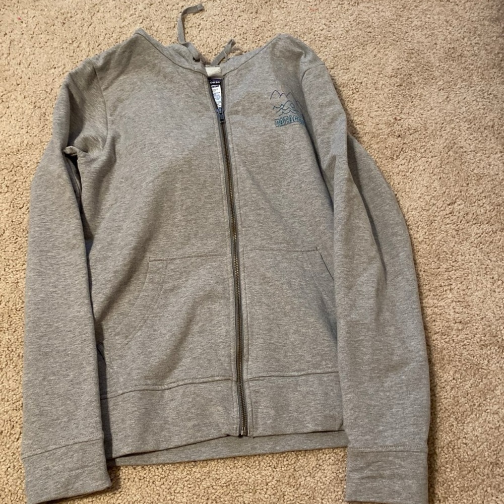 Patagonia Gray Full-Zip Hoodie